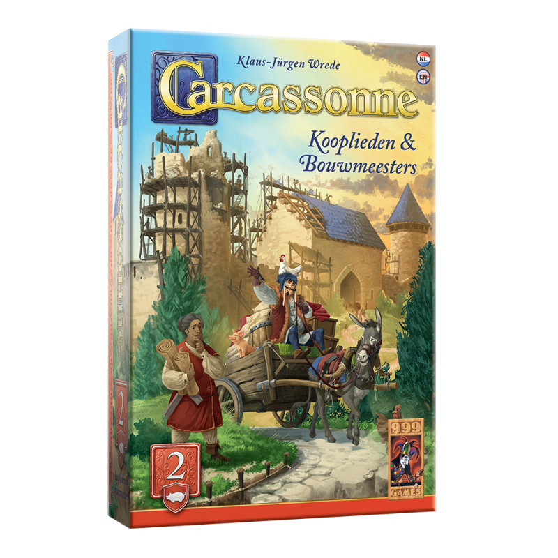 Carcassonne: Kooplieden en Bouwmeesters (2) 999 Games