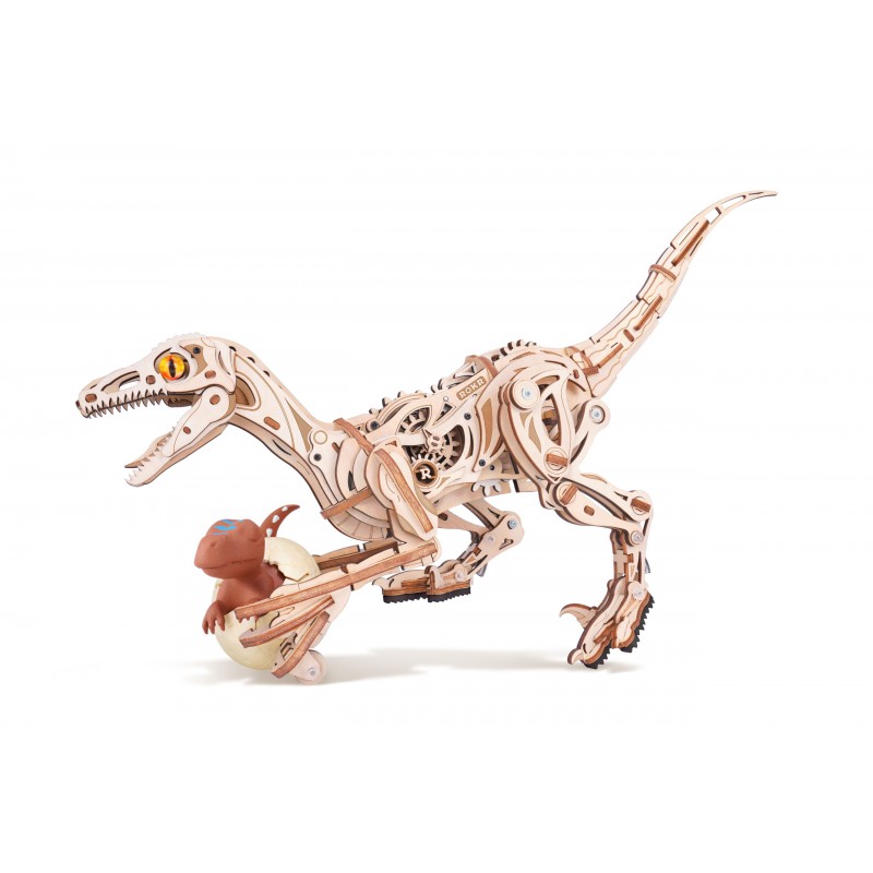 Velociraptor, DIY mechanisch houtwerk, Rokr