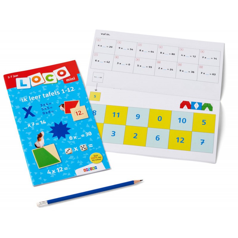 Loco Mini - Ik leer tafels 1-12 Zwijsen spelenderwijs leren