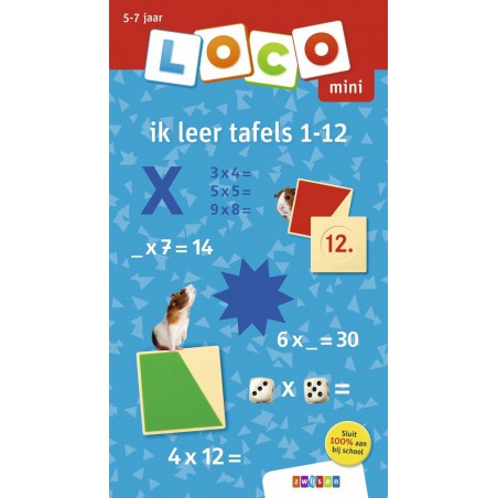 Loco Mini - Ik leer tafels 1-12, Zwijsen Loco Mini - Ik leer tafels 1-12, Zwijsen