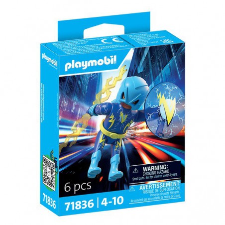 Playmobil Heroes: Blue Voltage - 71836 Bliksemheld Playmobil Heroes: Blue Voltage - 71836 Bliksemheld