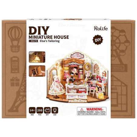 Elsa's Tailoring, Diy Miniature House, Rolife Elsa's Tailoring, Diy Miniature House, Rolife