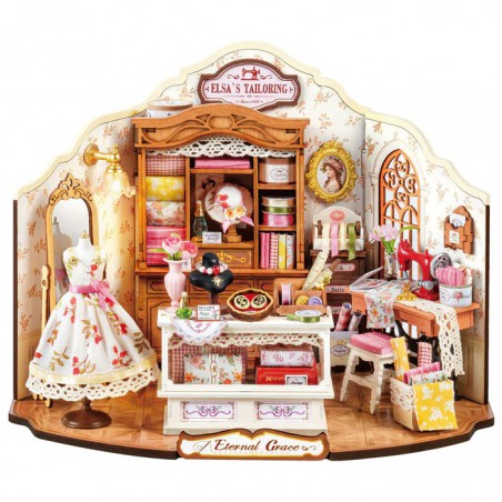 Elsa's Tailoring, Diy Miniature House, Rolife Elsa's Tailoring, Diy Miniature House, Rolife