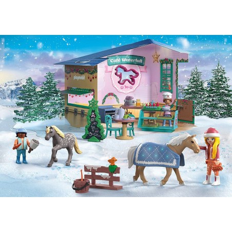 Playmobil Horses of Waterfall - 71952 Kerstgebak in het Riddercafe Playmobil Horses of Waterfall - 71952 Kerstgebak in het Riddercafe