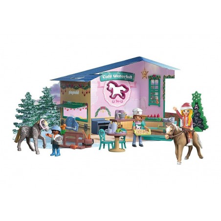 Playmobil Horses of Waterfall - 71952 Kerstgebak in het Riddercafe Playmobil Horses of Waterfall - 71952 Kerstgebak in het Riddercafe