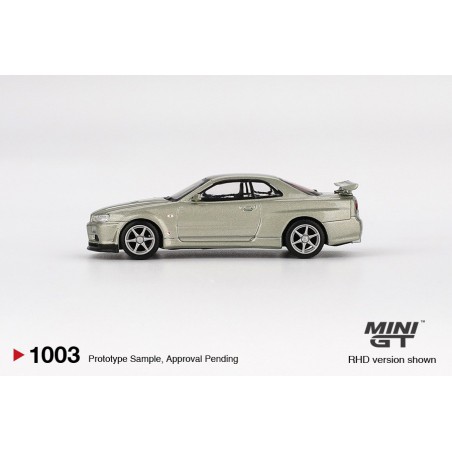 Nissan Skyline GT-R (R34) V-Spec II Nür Millenium Jade, Mini GT (1003)