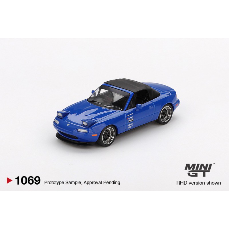 Mazda Miata MX-5 (NA) Tuned Version Dark Blue, Mini GT (1069)
