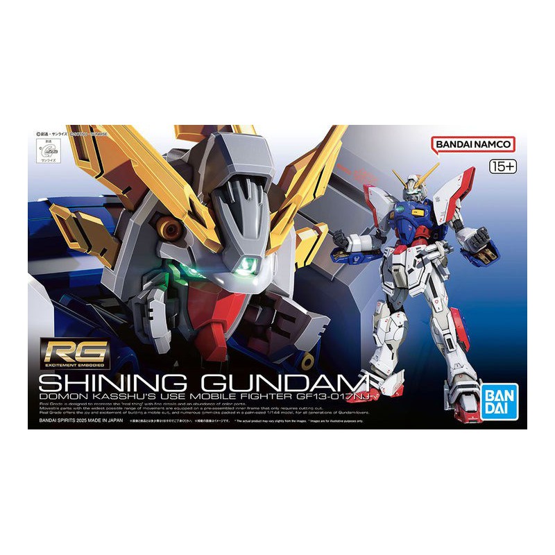 Gundam: RG - Shining Gundam, Bandai