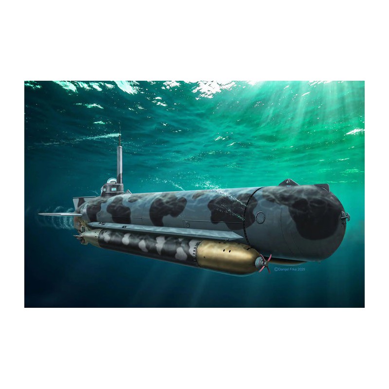 Start Set, German Midget Submarine Type Molch, Revell