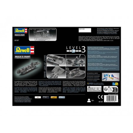 Start Set, German Midget Submarine Type Molch, Revell