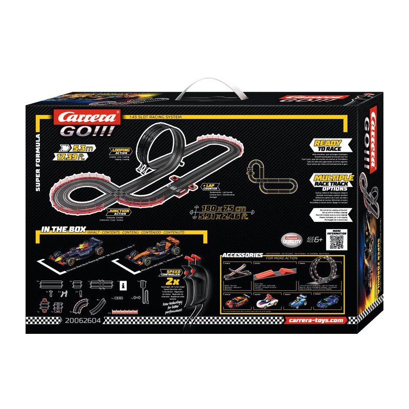 Carrera Go!!! Super Formula Racebaan 5,3 meter