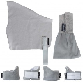 Crafty Ponies - Transportdeken set, grijs