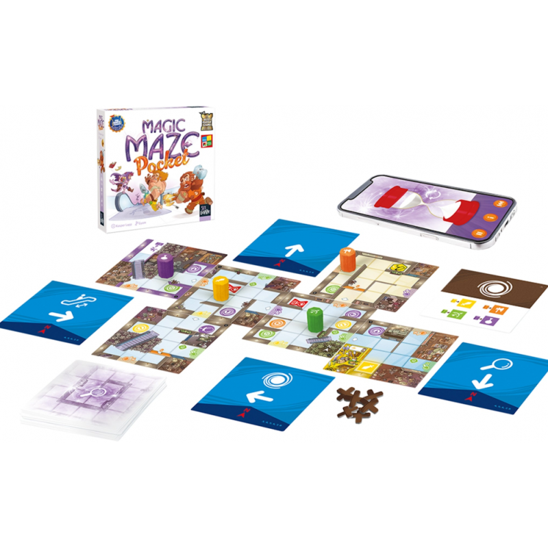 Sit Down! Magic Maze Pocket- Bordspel,