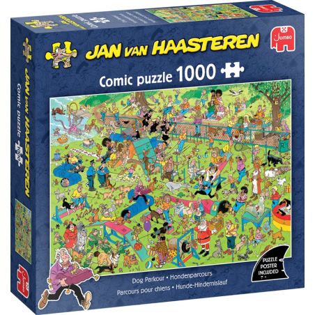 Jan van Haasteren Hondenparcours, 1000stukjes Jumbo