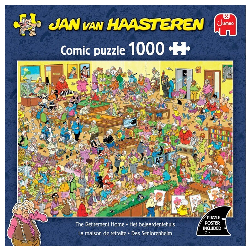 Jan van Haasteren, Het bejaardentehuis, 1000stukjes, Jumbo