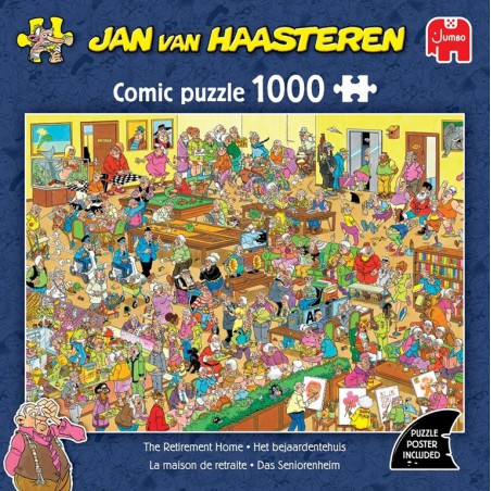 Jan van Haasteren, Het bejaardentehuis, 1000stukjes, Jumbo Jan van Haasteren, Het bejaardentehuis, 1000stukjes, Jumbo
