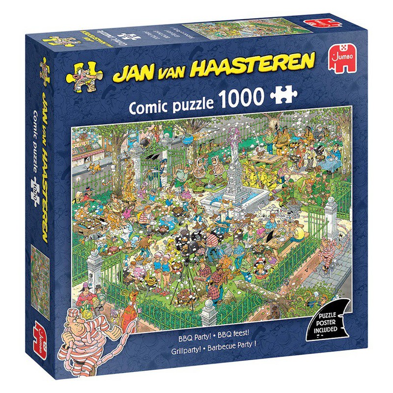 Jan van Haasteren, BBQ feest! 1000stukjes, Jumbo