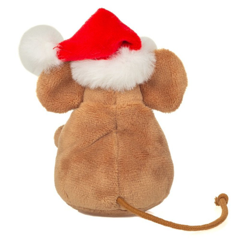 Hermann Teddy - Kerst muis met krans 11cm