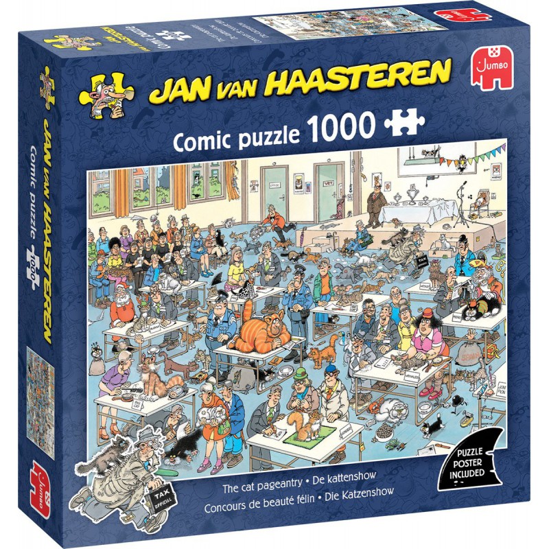 Jan van Haasteren De kattenshow, 1000stukjes