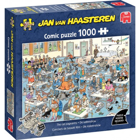 Jan van Haasteren De kattenshow, 1000stukjes