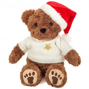 Hermann Teddy - Kerst teddy met trui 30 cm