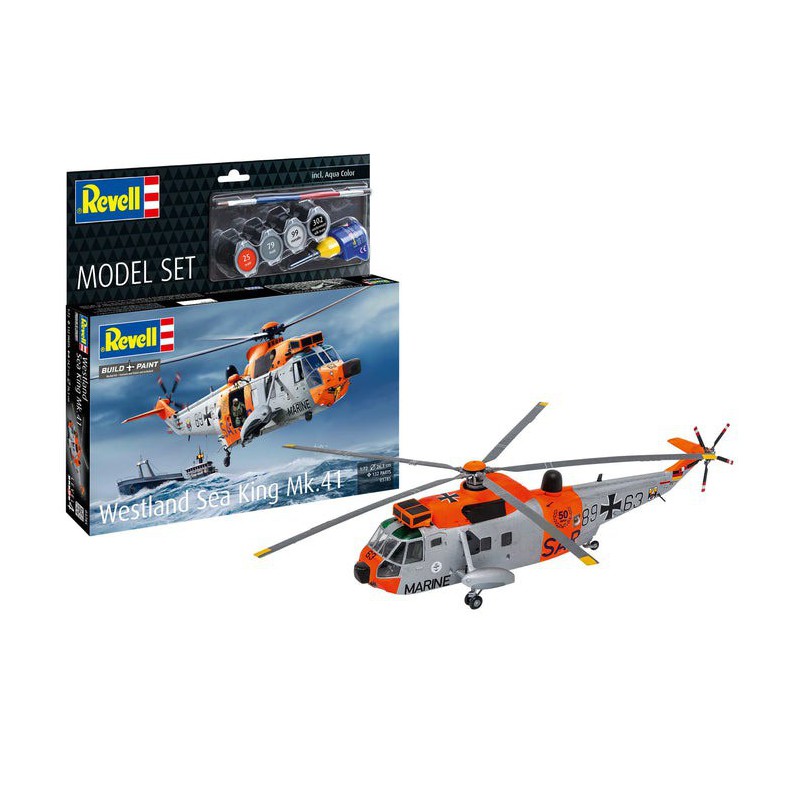 Modelset, Westland Sea King Mk. 41 1:72, Revell (63785)