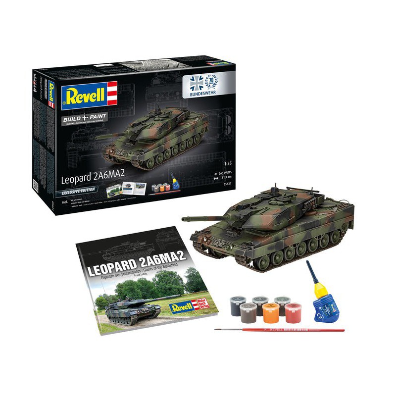Modelset, 70 Jaar Bundeswehr Leopard 2A6MA6 1:35, Revell
