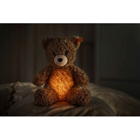 Light at Night Caspar Teddybeer, lichtbruin - Steiff