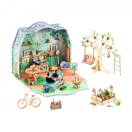 Djeco - DIY Mi House, Olive