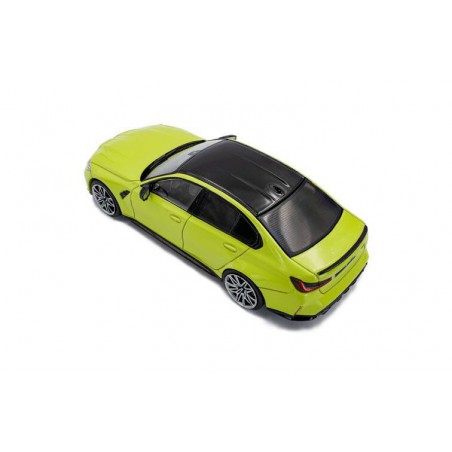 BMW M3 (G80) Competition '23, geel (Sao Paulo yellow) - 1:43 - Solido