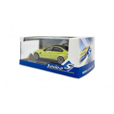 BMW M3 (G80) Competition '23, geel (Sao Paulo yellow) - 1:43 - Solido