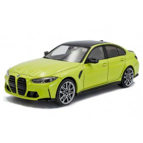 BMW M3 (G80) Competition '23, geel (Sao Paulo yellow) - 1:43 - Solido