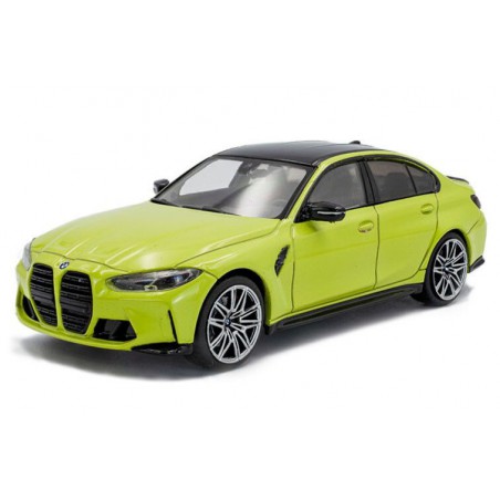 BMW M3 (G80) Competition '23, geel (Sao Paulo yellow) - 1:43 - Solido