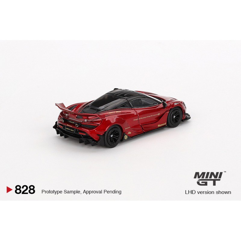 McLaren 720S LB★Works Gem Red, Mini GT (828)