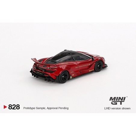 McLaren 720S LB★Works Gem Red, Mini GT (828)