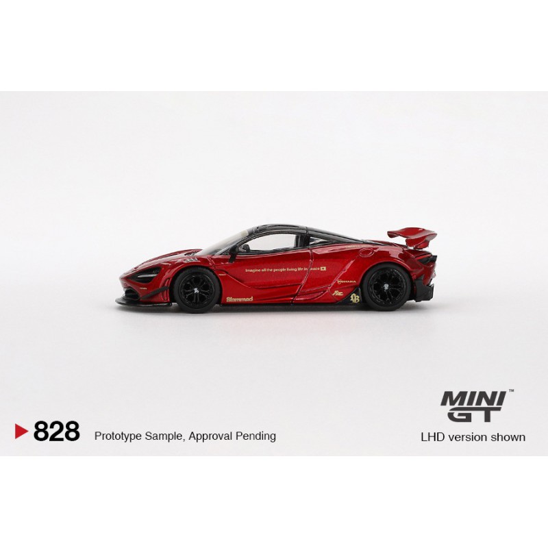 McLaren 720S LB★Works Gem Red, Mini GT (828)