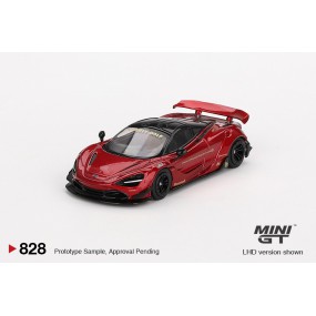 McLaren 720S LB★Works Gem Red, Mini GT (828)