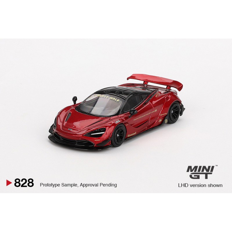 McLaren 720S LB★Works Gem Red, Mini GT (828)