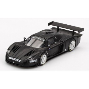 Maserati MC12 Competitizone test Fiorano '04, zwart,1:64, BBR Models