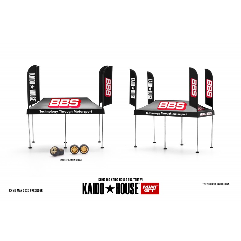 Kaido House BBS Tent V1 1:64, Mini GT