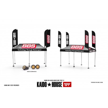 Kaido House BBS Tent V1 1:64, Mini GT