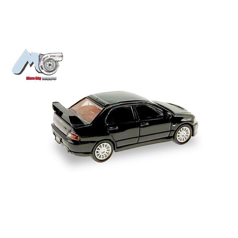 Mitsubishi Lancer Evo 9 (Zwart) 1:87, Herpa, MicroCity87