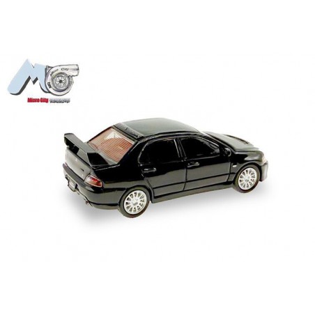 Mitsubishi Lancer Evo 9 (Zwart) 1:87, Herpa, MicroCity87
