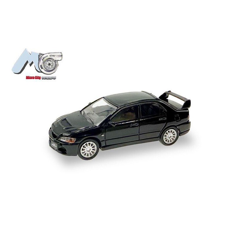 Mitsubishi Lancer Evo 9 (Zwart) 1:87, Herpa, MicroCity87