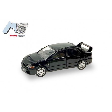 Mitsubishi Lancer Evo 9 (Zwart) 1:87, Herpa, MicroCity87