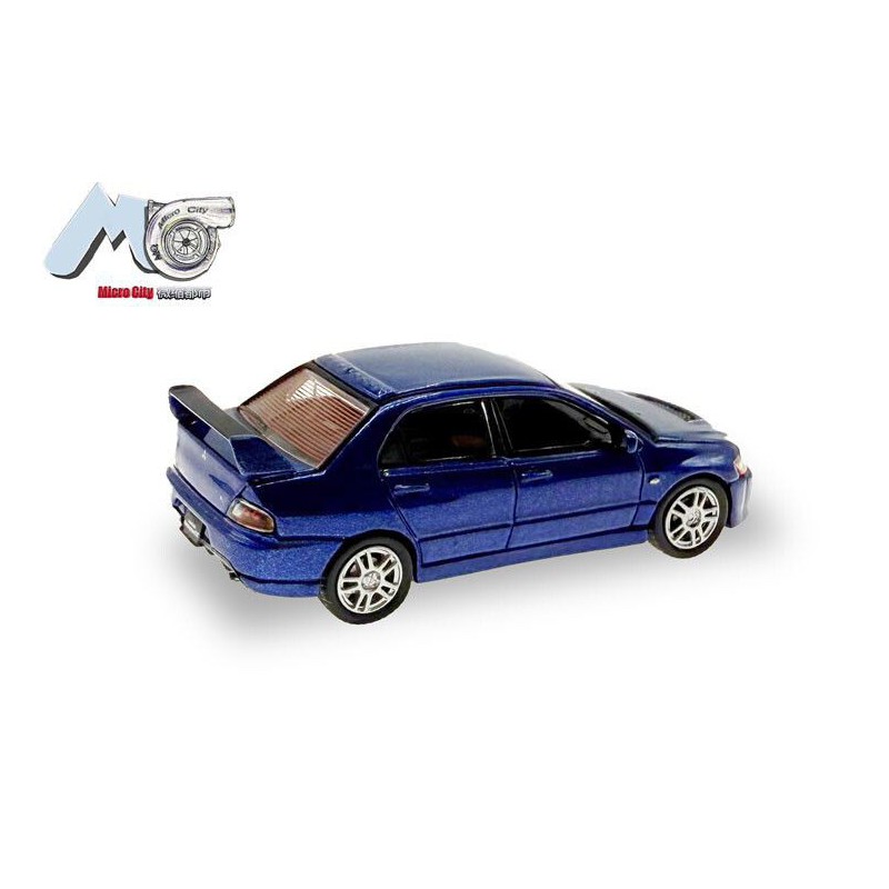 Mitsubishi Lancer Evo 9 (Blauw) 1:87, Herpa, MicroCity87