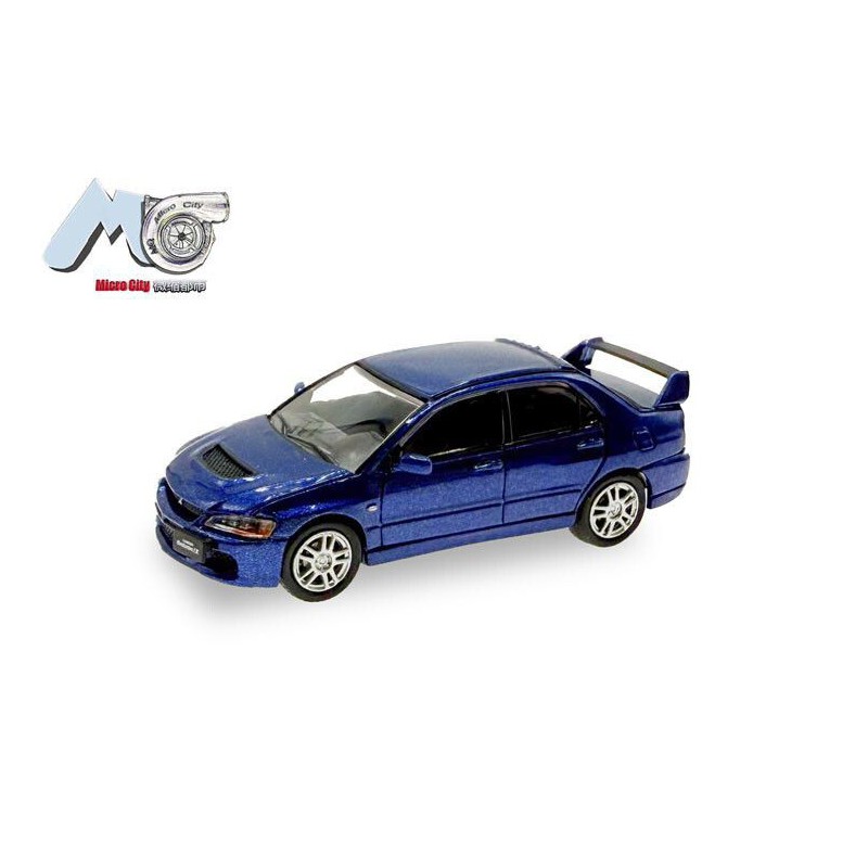 Mitsubishi Lancer Evo 9 (Blauw) 1:87, Herpa, MicroCity87
