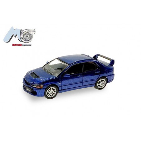 Mitsubishi Lancer Evo 9 (Blauw) 1:87, Herpa, MicroCity87