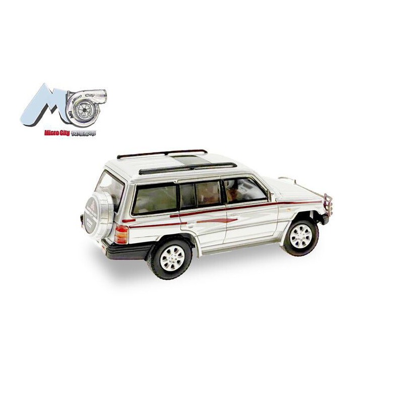 Mitsubishi Pajero (Zilver) 1:87, Herpa, MicroCity87