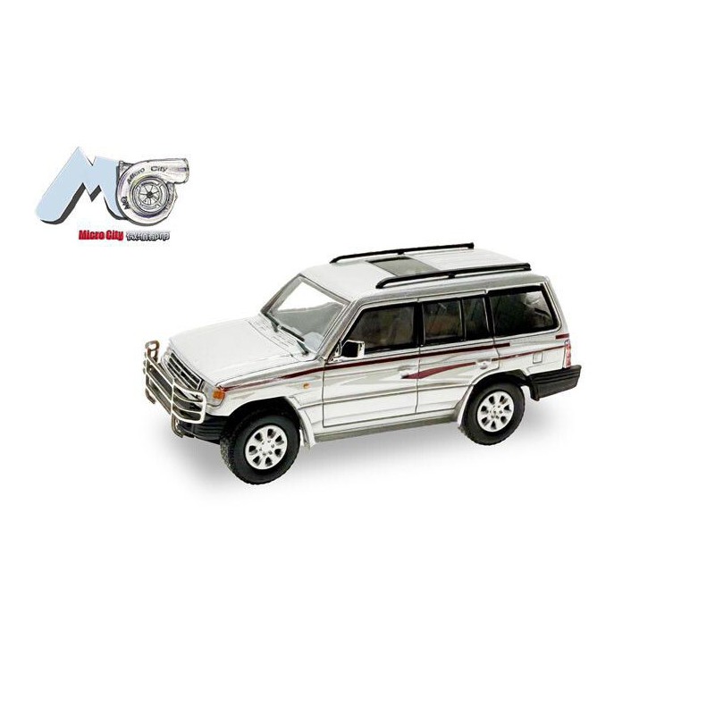 Mitsubishi Pajero (Zilver) 1:87, Herpa, MicroCity87